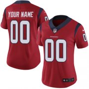 Wholesale Cheap Nike Houston Texans Customized Red Alternate Stitched Vapor Untouchable Limited Women's NFL Jersey