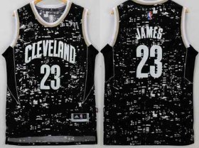 Wholesale Cheap Men\'s Cleveland Cavaliers #23 LeBron James Adidas 2015 Urban Luminous Swingman Jersey