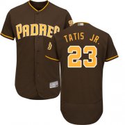 Wholesale Cheap Padres #23 Fernando Tatis Jr. Brown Flexbase Authentic Collection Stitched MLB Jersey