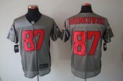 Wholesale Cheap Nike Patriots #87 Rob Gronkowski Grey Shadow Men's Stitched NFL Elite Jersey
