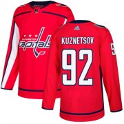 Wholesale Cheap Adidas Capitals #92 Evgeny Kuznetsov Red Home Authentic Stitched NHL Jersey