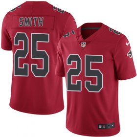 Wholesale Cheap Nike Falcons #25 Ito Smith Red Men\'s Stitched NFL Limited Rush Jersey
