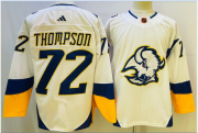 Cheap Men's Buffalo Sabres #72 Tage Thompson White 2022 Reverse Retro Authentic Jersey
