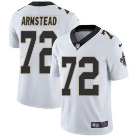 Wholesale Cheap Nike Saints #72 Terron Armstead White Men\'s Stitched NFL Vapor Untouchable Limited Jersey