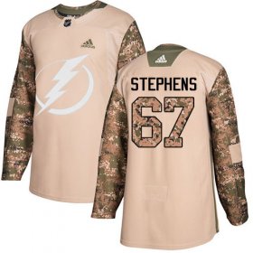 Cheap Adidas Lightning #67 Mitchell Stephens Camo Authentic 2017 Veterans Day Stitched NHL Jersey
