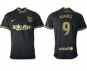 Wholesale Cheap Men 2020-2021 club Barcelona away aaa version 9 black Soccer Jerseys