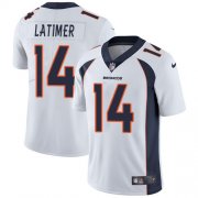 Wholesale Cheap Nike Broncos #14 Cody Latimer White Men's Stitched NFL Vapor Untouchable Limited Jersey