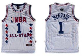 Wholesale Cheap NBA 2003 All-Star #1 Tracy McGrady White Swingman Throwback Jersey