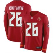 Wholesale Cheap Nike Buccaneers #26 Sean Murphy-Bunting Red Team Color Men's Stitched NFL Limited Therma Long Sleeve Jersey