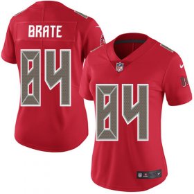 Wholesale Cheap Nike Buccaneers #84 Cameron Brate Red Women\'s Stitched NFL Limited Rush Jersey
