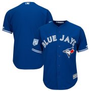 Wholesale Cheap Blue Jays Blank Blue 2019 Spring Training Cool Base Stitched MLB Jersey
