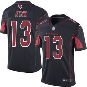Wholesale Cheap Nike Cardinals #13 Christian Kirk Black Men\'s Stitched NFL Limited Rush Jersey