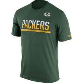 Wholesale Cheap Men\'s Green Bay Packers Nike Practice Legend Performance T-Shirt Green