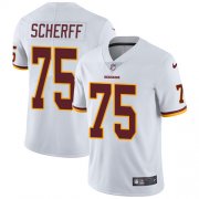 Wholesale Cheap Nike Redskins #75 Brandon Scherff White Men's Stitched NFL Vapor Untouchable Limited Jersey