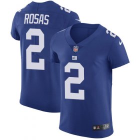 Wholesale Cheap Nike Giants #2 Aldrick Rosas Royal Blue Team Color Men\'s Stitched NFL Vapor Untouchable Elite Jersey