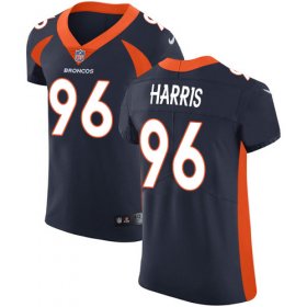 Wholesale Cheap Nike Broncos #96 Shelby Harris Navy Blue Alternate Men\'s Stitched NFL New Elite Jersey