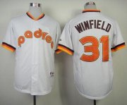 Wholesale Cheap Padres #31 Dave Winfield White 1984 Turn Back The Clock Stitched MLB Jersey