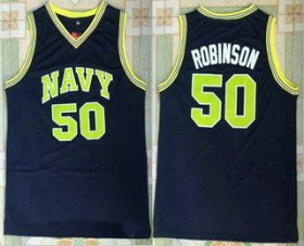 Wholesale Cheap Men\'s San Antonio Spurs #50 David Robinson The Admiral Soul Navy Swingman Stitched NBA Jersey