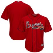 Wholesale Cheap Braves Blank Red Cool Base Stitched MLB Jersey