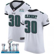 Wholesale Cheap Nike Eagles #30 Corey Clement White Super Bowl LII Men's Stitched NFL Vapor Untouchable Elite Jersey