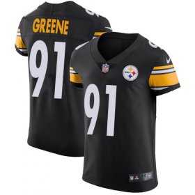 Wholesale Cheap Nike Steelers #91 Kevin Greene Black Team Color Men\'s Stitched NFL Vapor Untouchable Elite Jersey