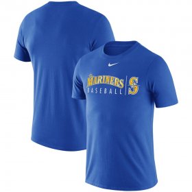 Wholesale Cheap Seattle Mariners Nike MLB Practice T-Shirt Royal