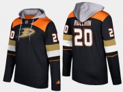 Wholesale Cheap Ducks #20 Steve Rucchin Black Name And Number Hoodie