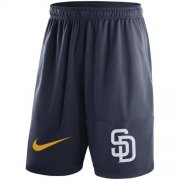 Wholesale Cheap Men's San Diego Padres Nike Navy Dry Fly Shorts
