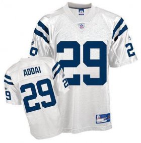 Wholesale Cheap Colts #29 Joseph Addai White Stitched NFL Jersey