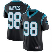 Wholesale Cheap Nike Panthers #98 Marquis Haynes Black Team Color Men's Stitched NFL Vapor Untouchable Limited Jersey