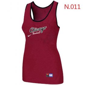 Wholesale Cheap Women\'s Nike Chicago White Sox Tri-Blend Racerback Stretch Tank Top Red