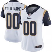 Wholesale Cheap Nike Los Angeles Rams Customized White Stitched Vapor Untouchable Limited Women's NFL Jersey