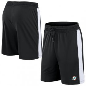Wholesale Cheap Men\'s Miami Dolphins Black Performance Shorts
