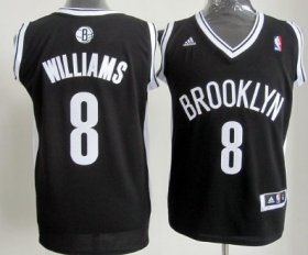 Wholesale Cheap Brooklyn Nets #8 Deron Williams Revolution 30 Swingman Black Jersey