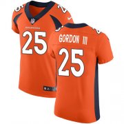 Wholesale Cheap Nike Broncos #25 Melvin Gordon III Orange Team Color Men's Stitched NFL Vapor Untouchable Elite Jersey