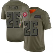 Wholesale Cheap Nike Falcons #26 Isaiah Oliver Camo Men's Stitched NFL Limited 2019 Salute To Service Jersey