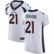 Wholesale Cheap Nike Broncos #21 Su'a Cravens White Men's Stitched NFL Vapor Untouchable Elite Jersey