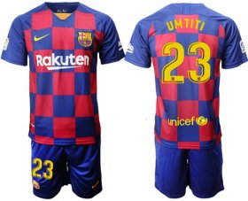 Wholesale Cheap Barcelona #23 Umtiti Home Soccer Club Jersey