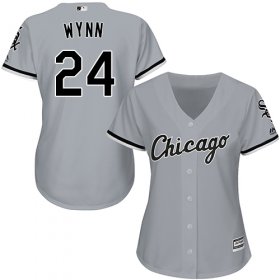 Wholesale Cheap White Sox #24 Early Wynn Grey Road Women\'s Stitched MLB Jersey