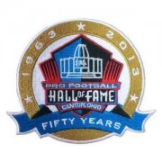 Wholesale Cheap Stitched NFL 1963-2013 Pro Football Hall of Fame 50th Anniversary Fifty Years Jersey Patch