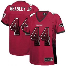 Wholesale Cheap Nike Falcons #44 Vic Beasley Jr Red Team Color Women\'s Stitched NFL Elite Drift Fashion Jersey