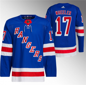 Wholesale Cheap Men\'s New York Rangers #17 Blake Wheeler Royal Stitched Jersey