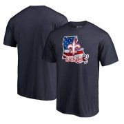 Wholesale Cheap Men's New Orleans Saints NFL Pro Line by Fanatics Branded Navy Banner State T-Shirt