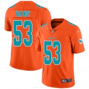 Wholesale Cheap Nike Dolphins #53 Kyle Van Noy Orange Youth Stitched NFL Limited Inverted Legend Jersey