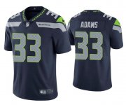 Wholesale Cheap Men's Seattle Seahawks #33 Jamal Adams Navy Blue 2020 Vapor Untouchable Stitched NFL Nike Limited Jersey