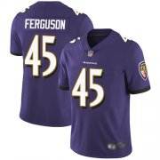 Wholesale Cheap Nike Ravens #45 Jaylon Ferguson Purple Team Color Men's Stitched NFL Vapor Untouchable Limited Jersey