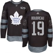 Wholesale Cheap Adidas Maple Leafs #19 Bruce Boudreau Black 1917-2017 100th Anniversary Stitched NHL Jersey