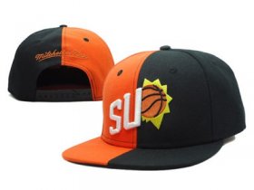 Wholesale Cheap NBA Phoenix Suns Orange Black Two Tonesnapback caps SF_50553
