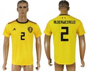 Wholesale Cheap Belgium #2 Alderweireld Away Soccer Country Jersey