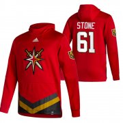Wholesale Cheap Vegas Golden Knights #61 Mark Stone Adidas Reverse Retro Pullover Hoodie Red
